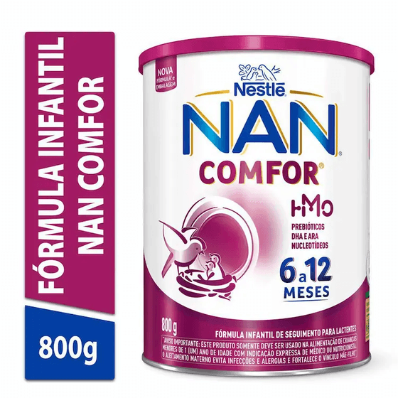 Fórmula Infantil NAN Comfor 2 800g - Imagem 3